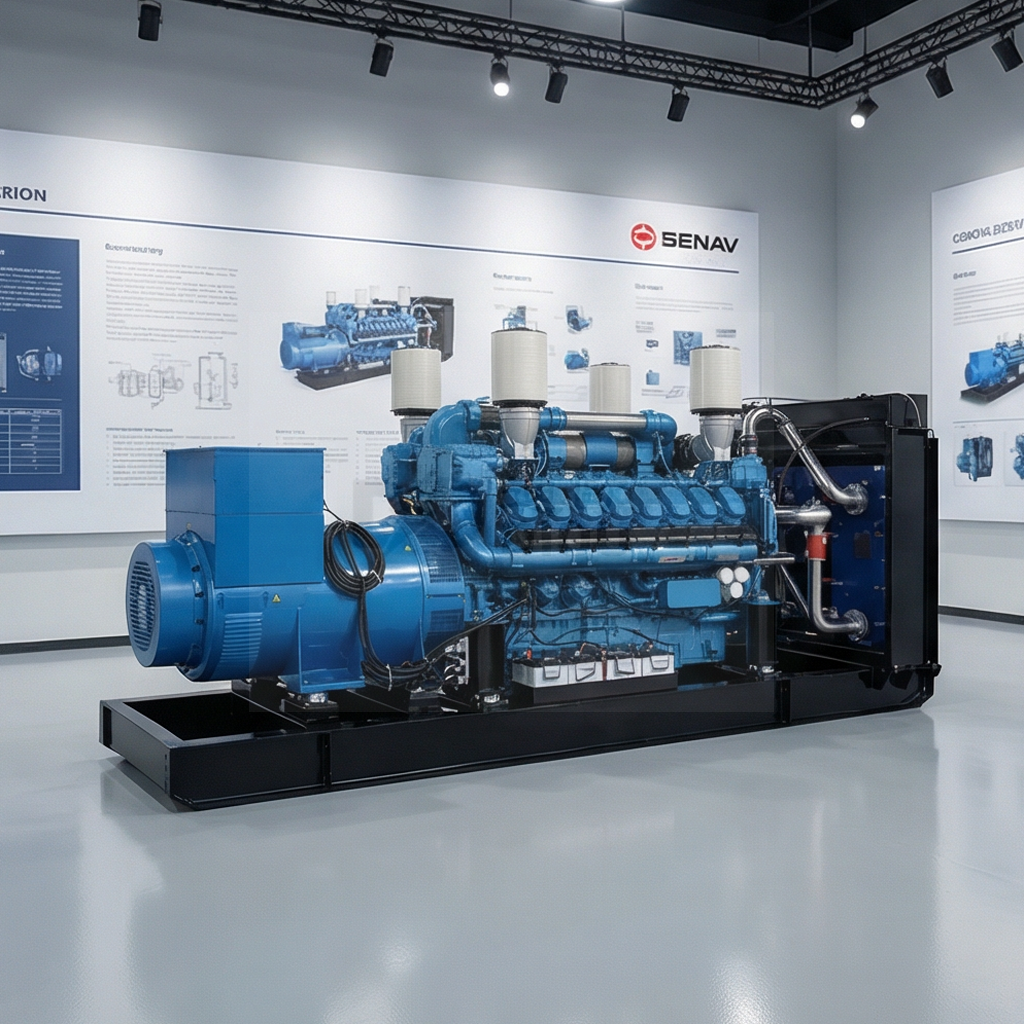 WP13D440E310 Open Diesel Generator Set Industrial Power