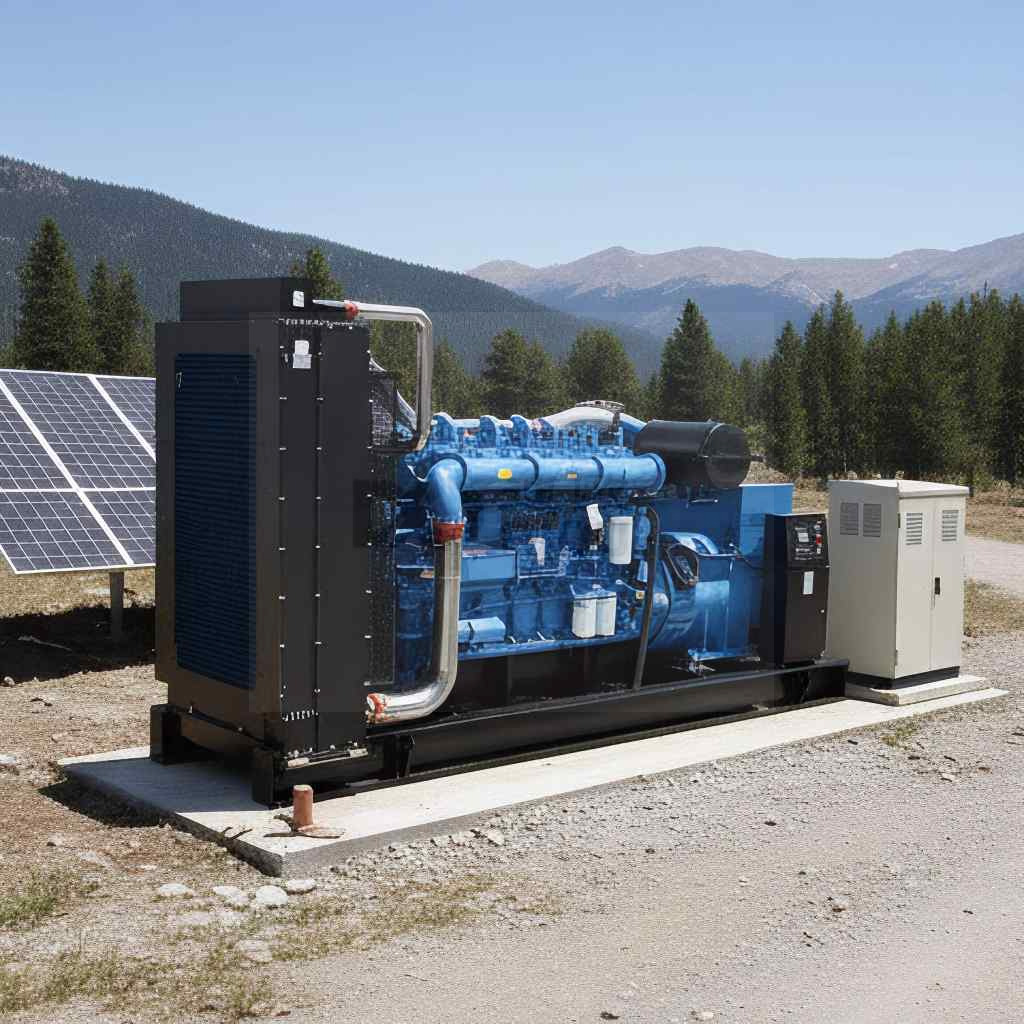 6-Cylinder Turbocharged Diesel Generator Unit
