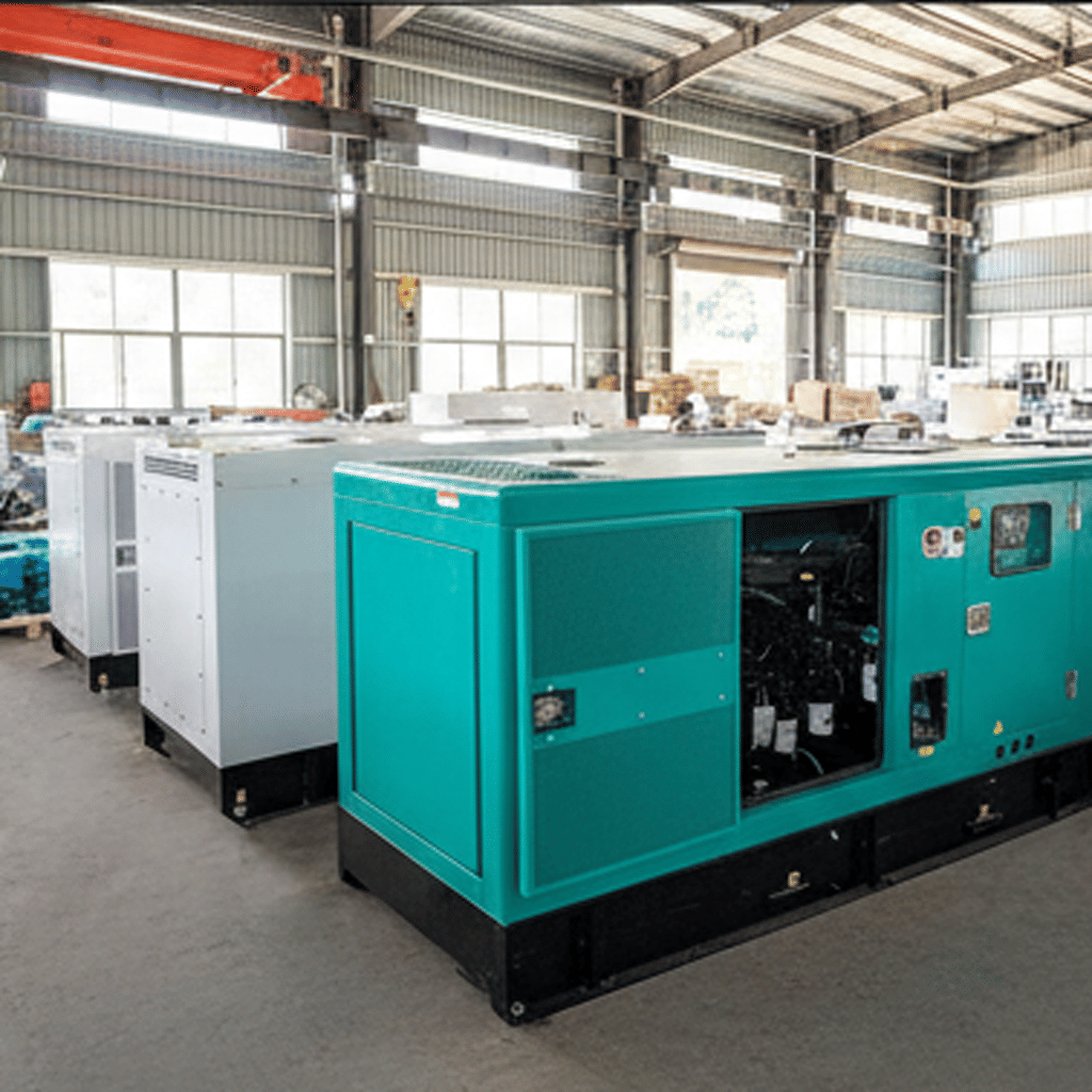 industrial diesel generator for factory backup power