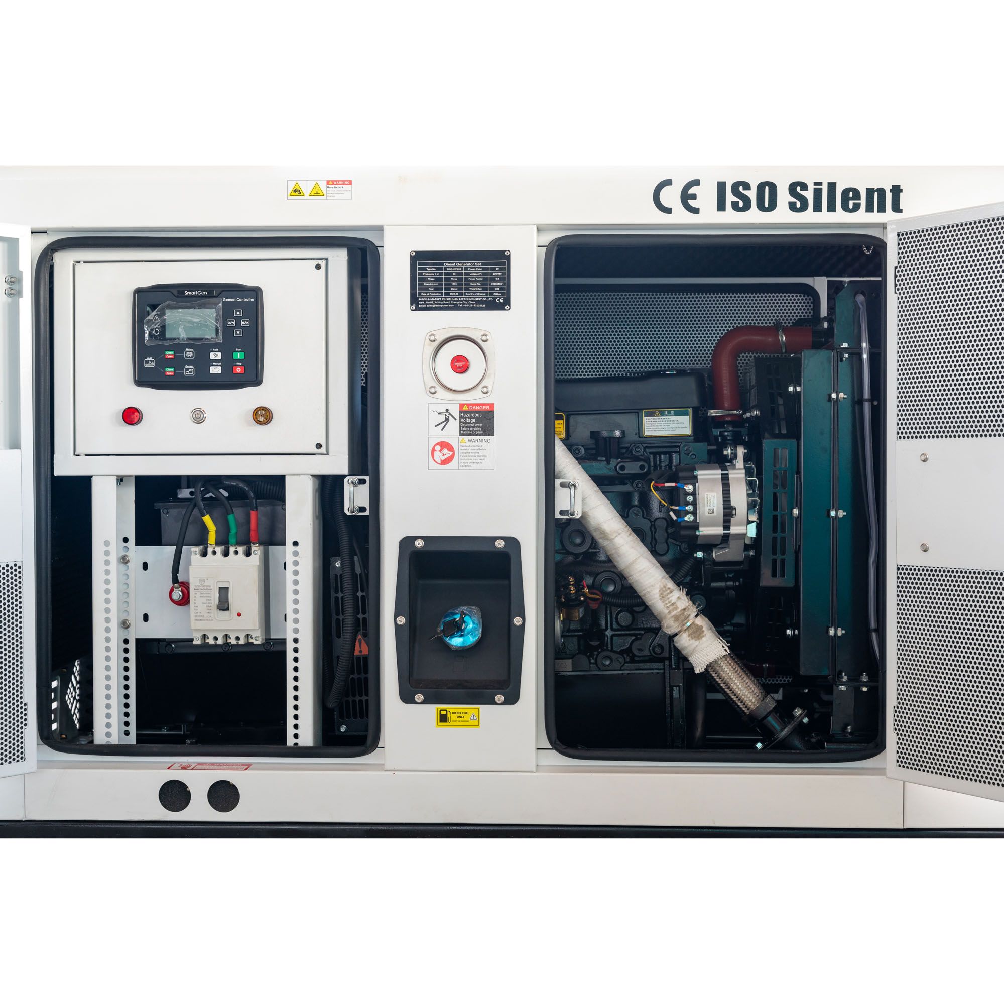 Jichai JDEC Silent Diesel Generator Set for Industrial and Backup Power