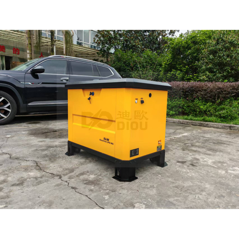 8kW Silent Multi Fuel Generator, Gasoline LPG NG 3 in 1 Standby Generator with ATS Function