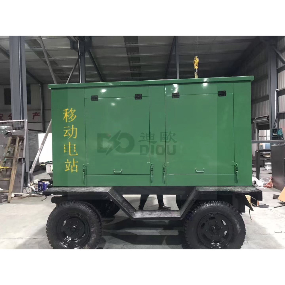 Mobile Silent Diesel Generator for Outdoor Power