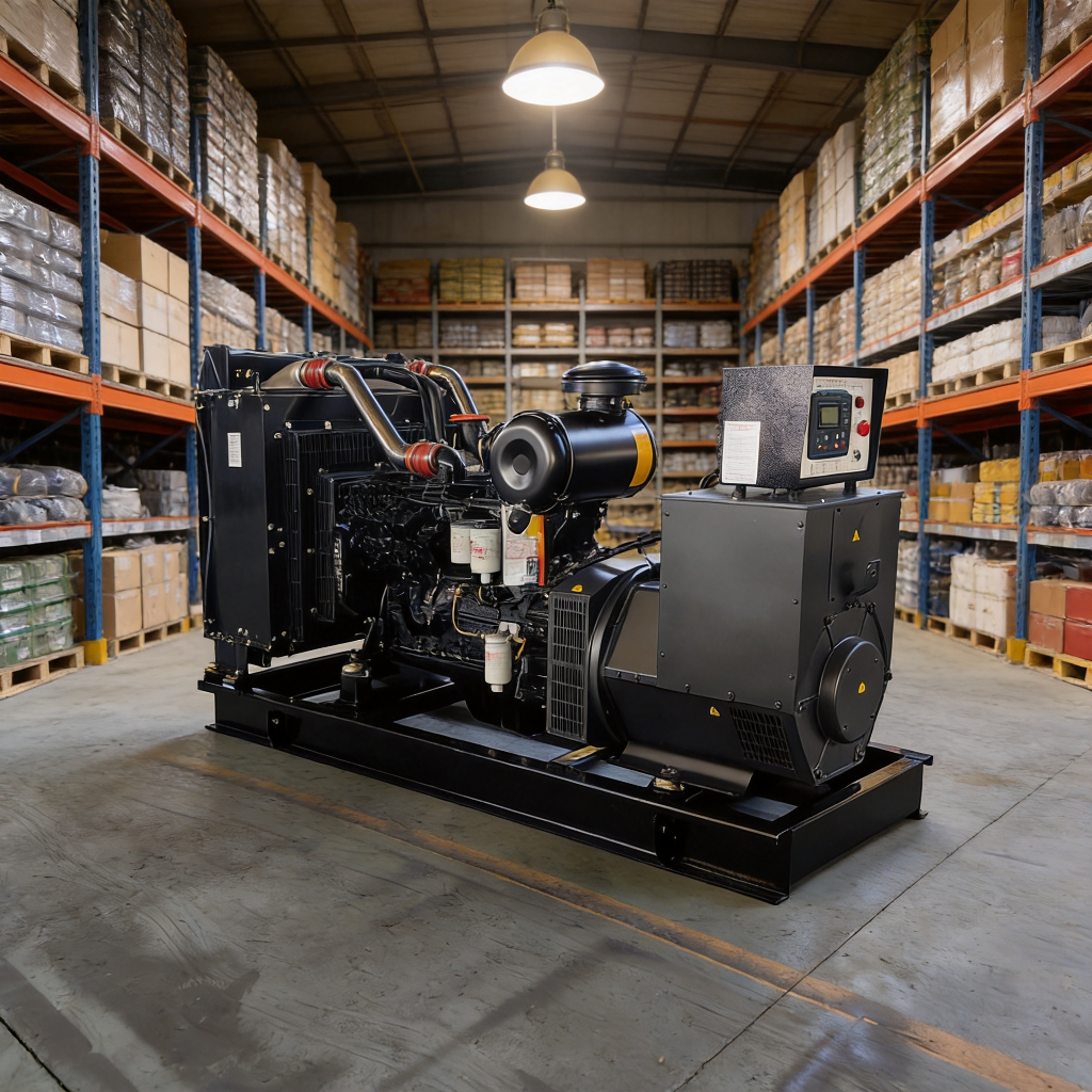 JDEC Diesel Generator 100kW Open Frame Type Industrial Power for Factory And Mining Backup System