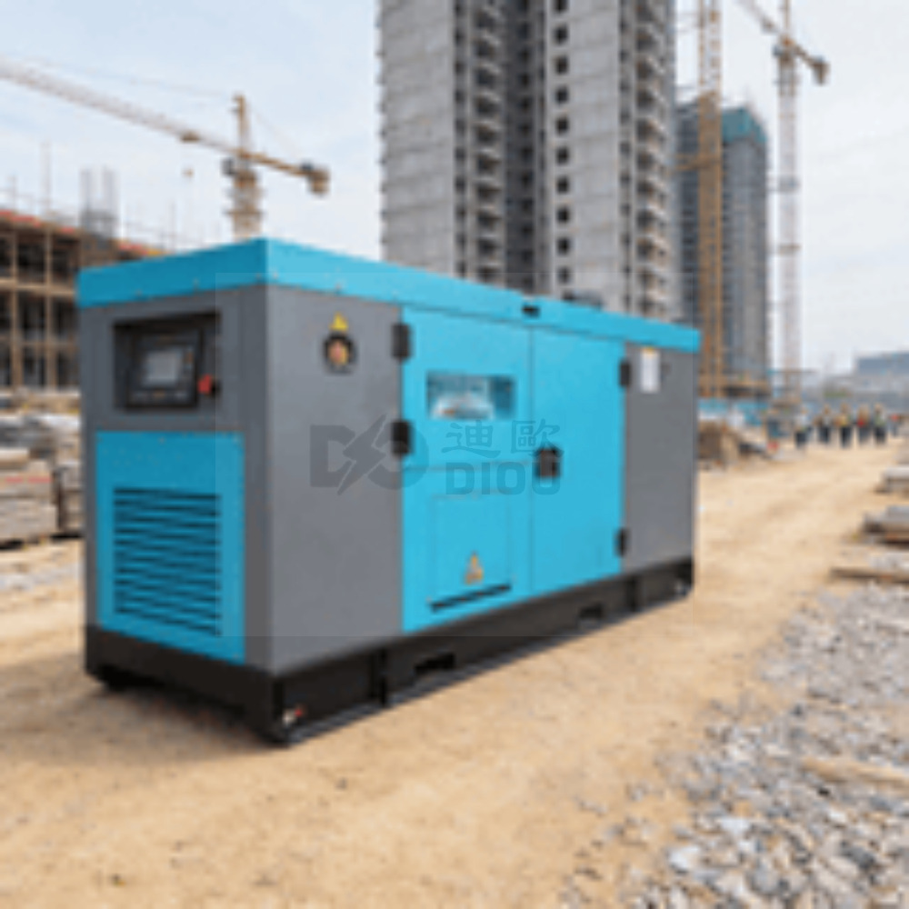 Portable Silent Diesel Generator Set for Construction Sites