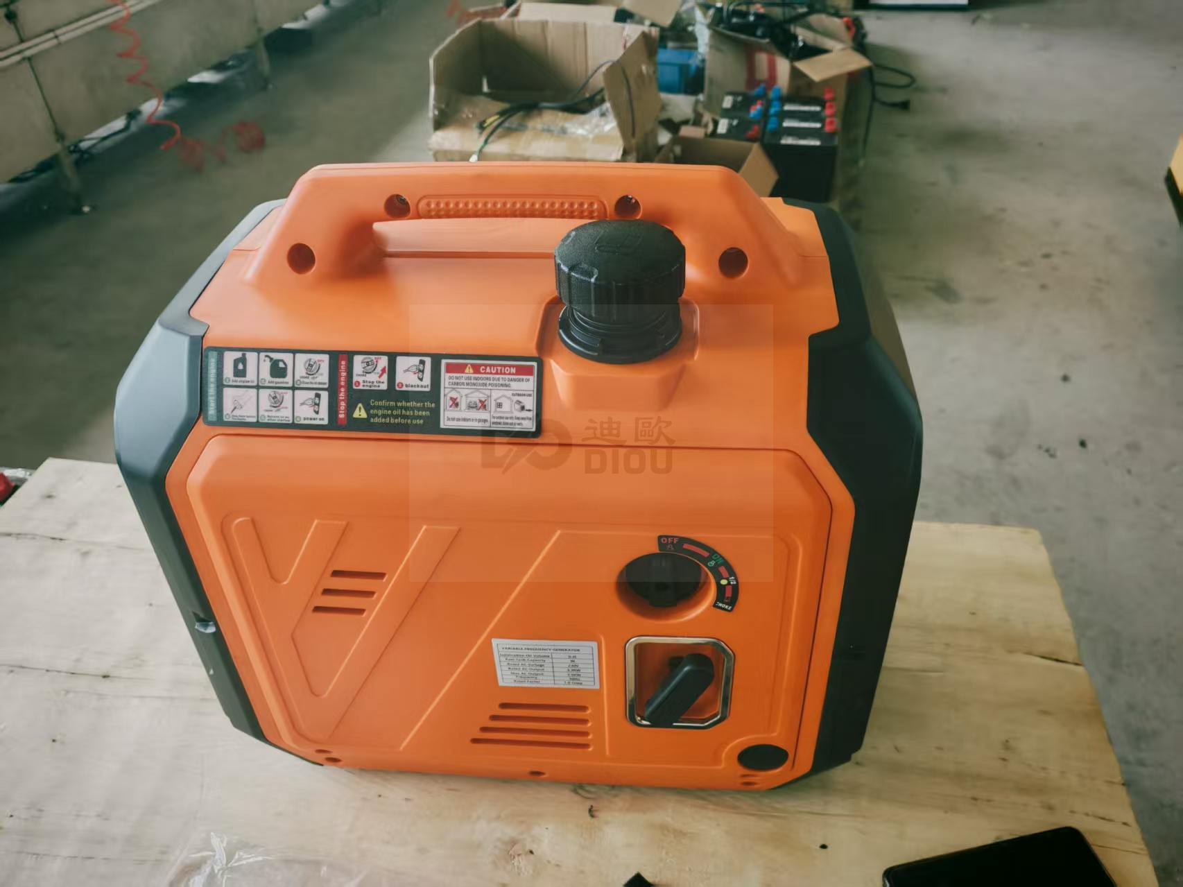 Silent Portable Inverter Gasoline Generator for Camping & Home Emergency