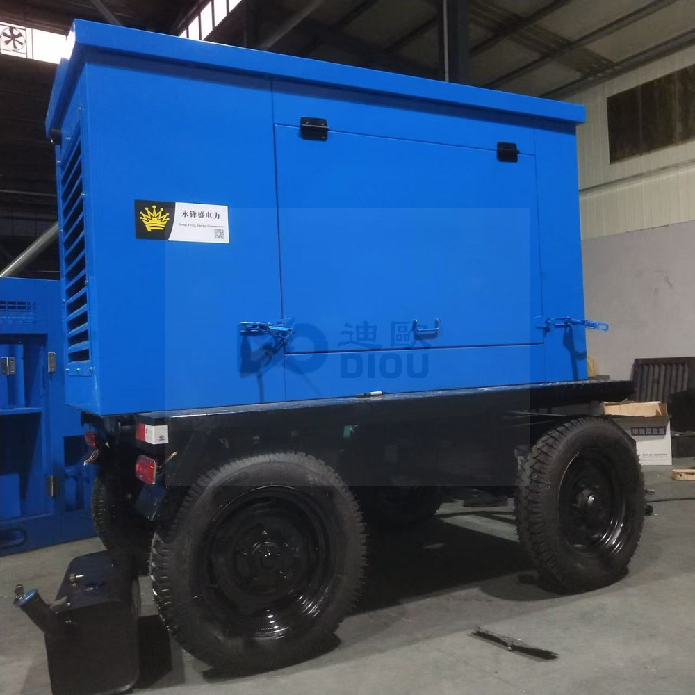 Mobile Silent Diesel Generator for Outdoor Power