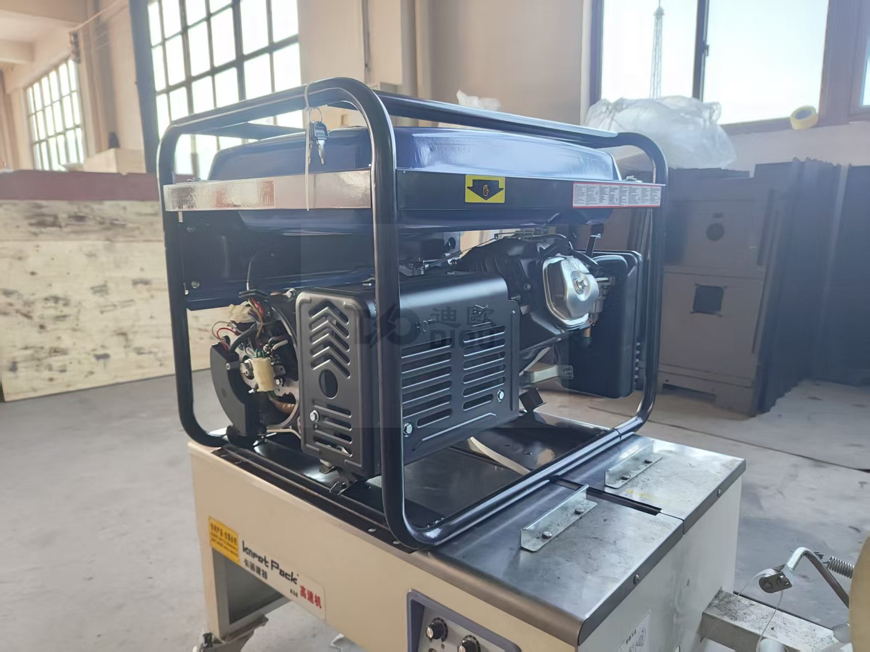 Open-frame Portable Gasoline Generator Set, 60Hz Emergency Power Supply