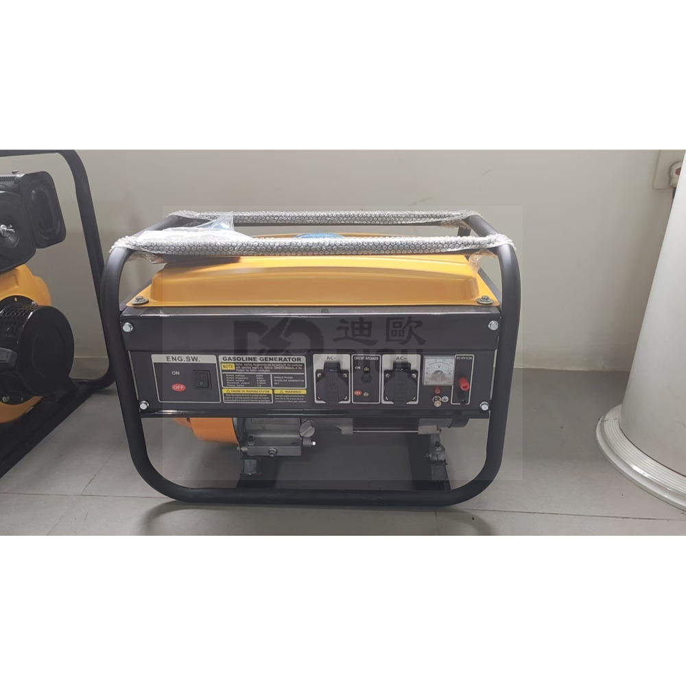 2kW-7kW Portable Open Frame Gasoline Generator, Outdoor Backup Power for Home, Construction & Stall