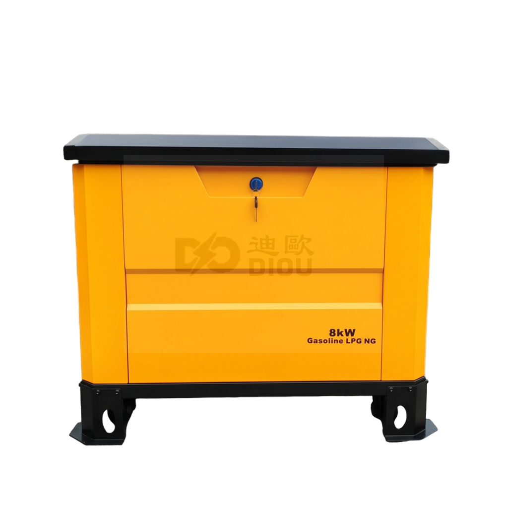 8kW Silent Multi Fuel Generator, Gasoline LPG NG 3 in 1 Standby Generator with ATS Function