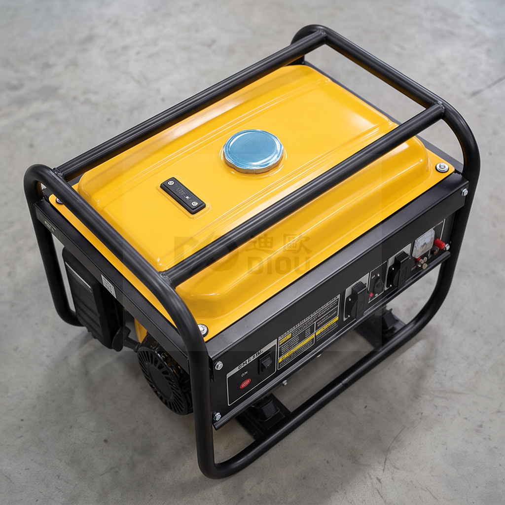 2kW-7kW Portable Open Frame Gasoline Generator, Outdoor Backup Power for Home, Construction & Stall