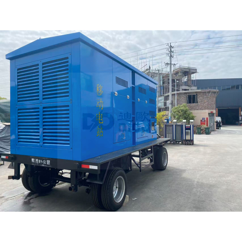 Mobile Silent Diesel Generator for Outdoor Power