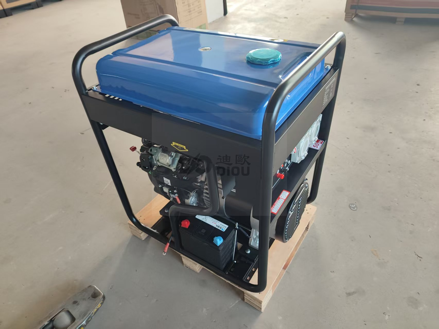 Open-frame Portable Gasoline Generator Set, 60Hz Emergency Power Supply