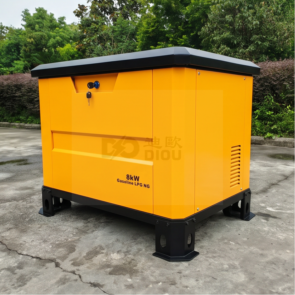 8kW Silent Multi Fuel Generator, Gasoline LPG NG 3 in 1 Standby Generator with ATS Function