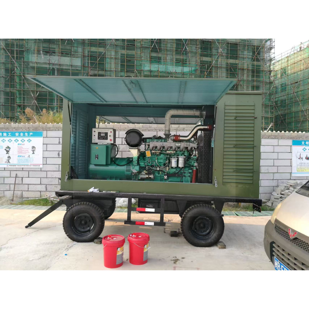 Mobile Silent Diesel Generator for Outdoor Power