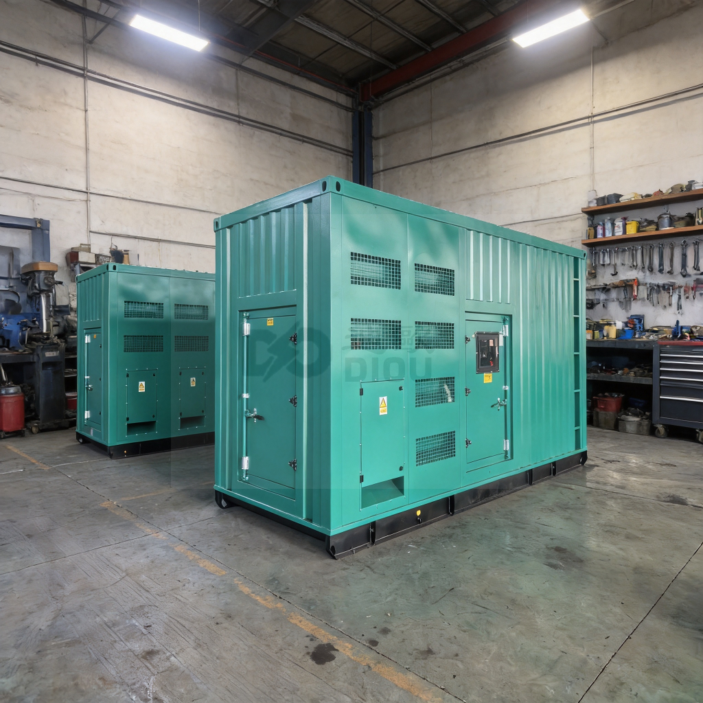  Cummins 470KW Containerized Silent Diesel Generator | Low Noise Backup Power