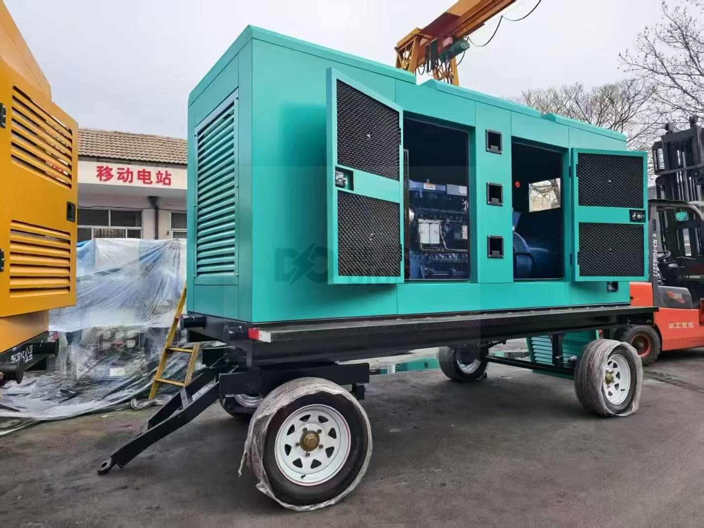 Mobile Silent Diesel Generator for Outdoor Power