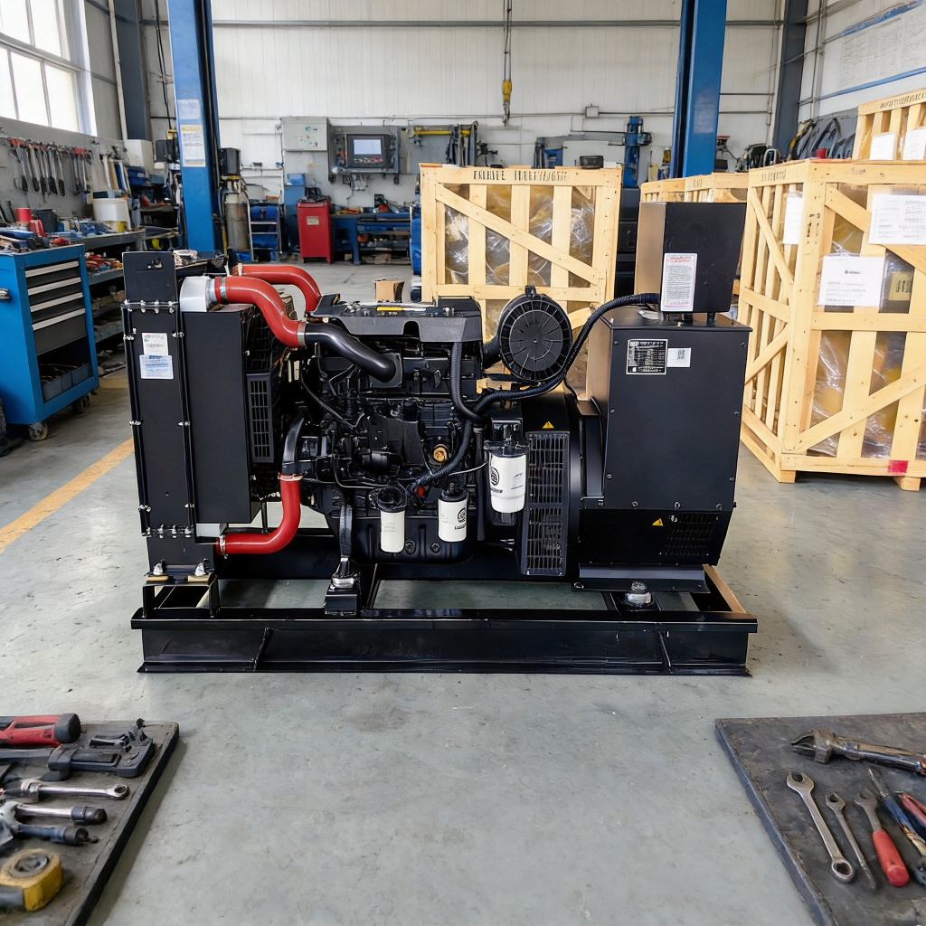 JDEC Diesel Generator 100kW Open Frame Type Industrial Power for Factory And Mining Backup System