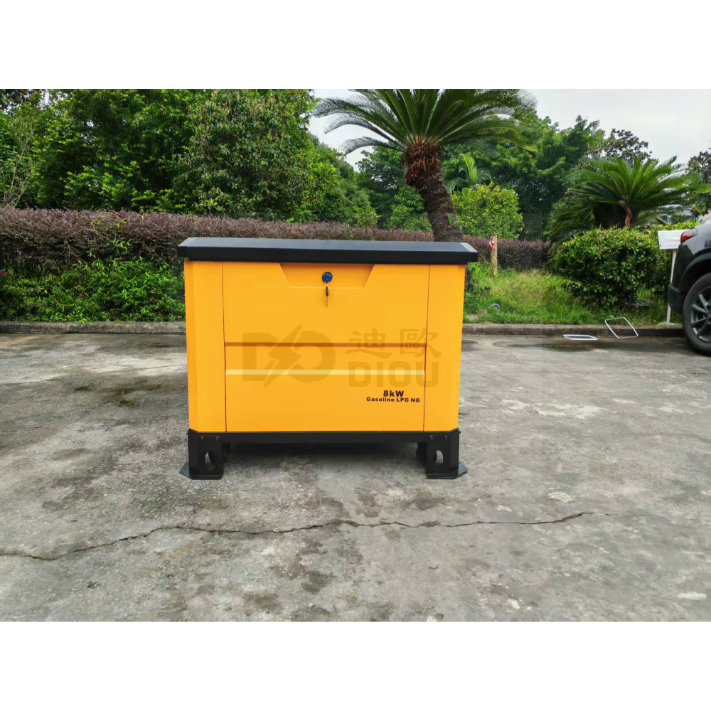 8kW Silent Multi Fuel Generator, Gasoline LPG NG 3 in 1 Standby Generator with ATS Function